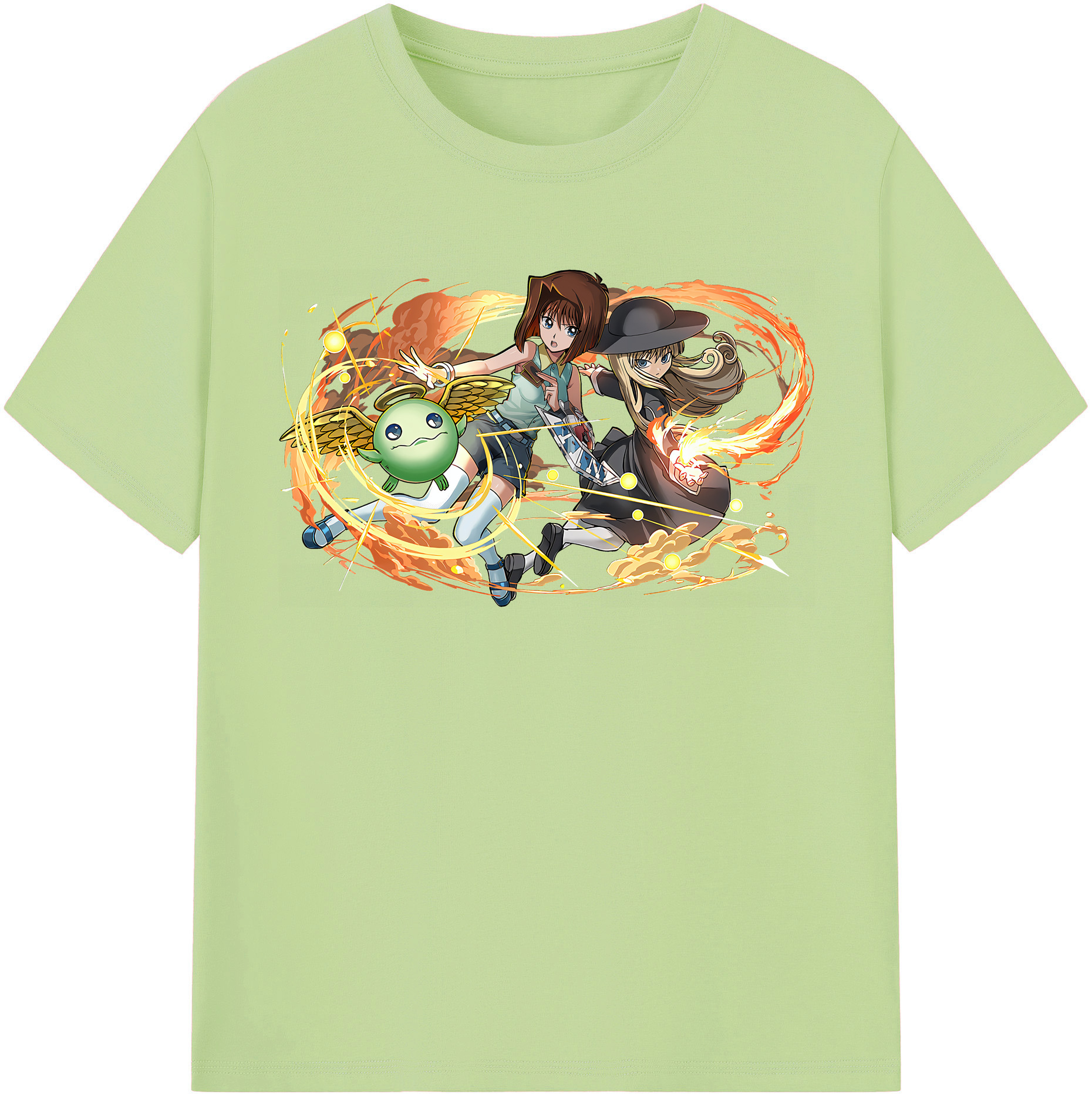 （画像用） 遊☆戯☆王 Yu-Gi-Oh! 綿100％半袖Tシャツ（フロントプリント）